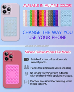 Ventouse adhésive personnalisée avec logo, 20 pièces, double face en silicone, pour fixation de téléphone portable - Product Image 5