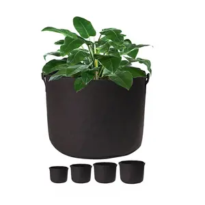 Plant Pot Growing Bags 7 Gallon Fabric Pot Vegetables Flowers Plant Grow Bags Garden Planters Grow Bag