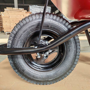 बड़ी क्षमता 100l 6cbf भारी शुल्क न्यूमेटिक रबर व्हीलबाररो 580kg निर्माण धातु कंक्रीट संयुक्त उच्च गुणवत्ता वाले कार्वाज़ - Product Image 4