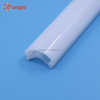 Tube d'éclairage LED creux personnalisé en coextrusion double couche en PC Couvercle de lumière LED coextrudé opale et clair