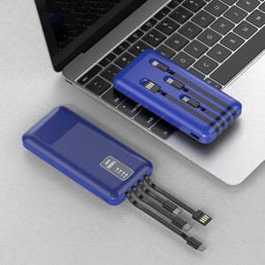 ขายดี! แบตสำรองขนาดเล็ก 10000mAh พร้อมสายในตัว ชาร์จเร็ว รองรับ Micro USB กำลังไฟ 10W ของขวัญส่งเสริมการขาย - Product Image 3