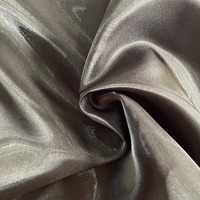 Tissu Brillant et Fluide Mikado Satiné de 150 cm, Effet Scintillant Éclatant, Épaisseur Moyenne, Tissé Teint en Stock pour Mode et Habillement