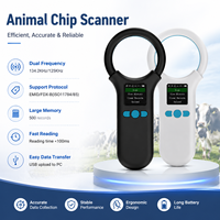 Lector de Animales RFID Portátil W91A, Escáner Manual de 134.2kHz para Etiquetas de Identificación de Microchip FDX-B