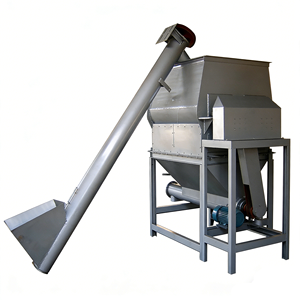 เครื่องผสมแบบใบพัดอัตโนมัติสองเพลา 304SS สำหรับงานสุขาภิบาล เกรดอาหาร ใช้กับพลาสติก สารเติมแต่งอาหาร และวัตถุดิบละเอียด - Product Image 3