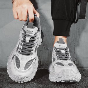 Scarpe da Uomo Alla Moda <span class=keywords><strong>con</strong></span> Lacci Traspiranti Personalizzabili <span class=keywords><strong>con</strong></span> Logo Scarpe da Passeggio <span class=keywords><strong>con</strong></span> Lacci per Uomo - Product Image 3