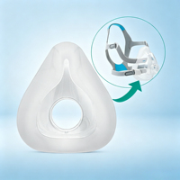 Coussin de remplacement pour masque CPAP F20, doublure de masque facial complet en silicone de qualité médicale compatible avec le masque respiratoire F20