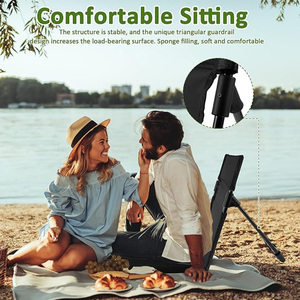 Chaise de plage pliable personnalisée pour l'extérieur, chaise de balcon portable, chaise de camping pliable pour pique-nique, parc, pêche - Product Image 4
