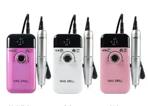 Rechargeable Dual-End Plastic <b>Nail</b> Drill Machine-Professional <b>Electric</b> <b>Nail</b> File with <b>Nail</b> Pusher Tool for Manicure & Pedicure - Product Image 5