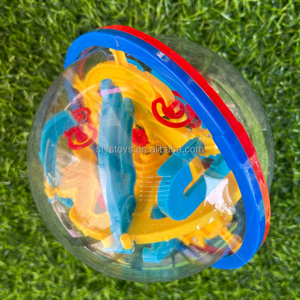 Jeux de réflexion magiques, boule de <span class=keywords><strong>labyrinthe</strong></span>, <span class=keywords><strong>jeu</strong></span> de sphère de <span class=keywords><strong>labyrinthe</strong></span> 3D, 100 défis de puzzle de <span class=keywords><strong>labyrinthe</strong></span> - Product Image 2