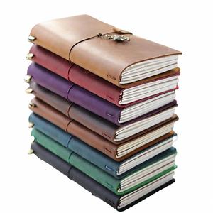 Wholesale Travel <b>Notebook</b> Cowhide Leather <b>Diary</b> Vintage <b>Notebook</b> Creative Record - Product Image 1