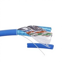 Câble Ethernet réseau LAN Kneysum Cat5E 305m 1000FT OFC CCA en aluminium UTP FTP SFTP à conducteurs solides 8 conducteurs