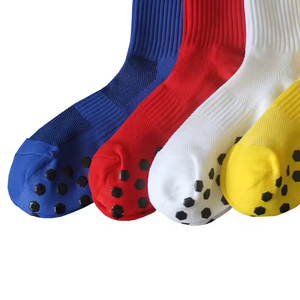 High Elastic Custom Logo <b>Socks</b> Men Soccer Football Basketball Sports Athletic Anti Slip Crew <b>Grip</b> <b>Socks</b> High Quality Wholesale - Product Image 5