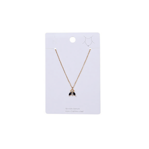 Collier avec pendentif abeille dorée en acier inoxydable pour femmes, bijoux à la mode, cadeau - Product Image 1