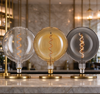 Ampoule globe à filament LED rétro G200 4W dimmable 2200K E27 B22 E26 pour éclairage décoratif intérieur
