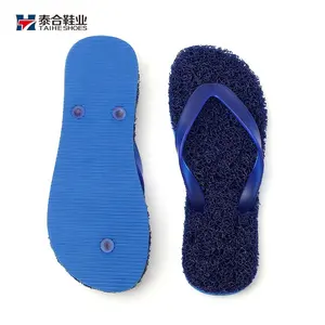 Latest Design Beach Slippers Flip Flops PVC Unisex Massage Slipper Men's Shoes Wholesale Cheap Custom Rubber Outdoor Slippers