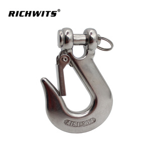 Anillos de Elevación de Cadena con Gancho Giratorio Tipo Horquilla de Acero Inoxidable RICHWITS, Varios Tipos de Ganchos - Product Image 3