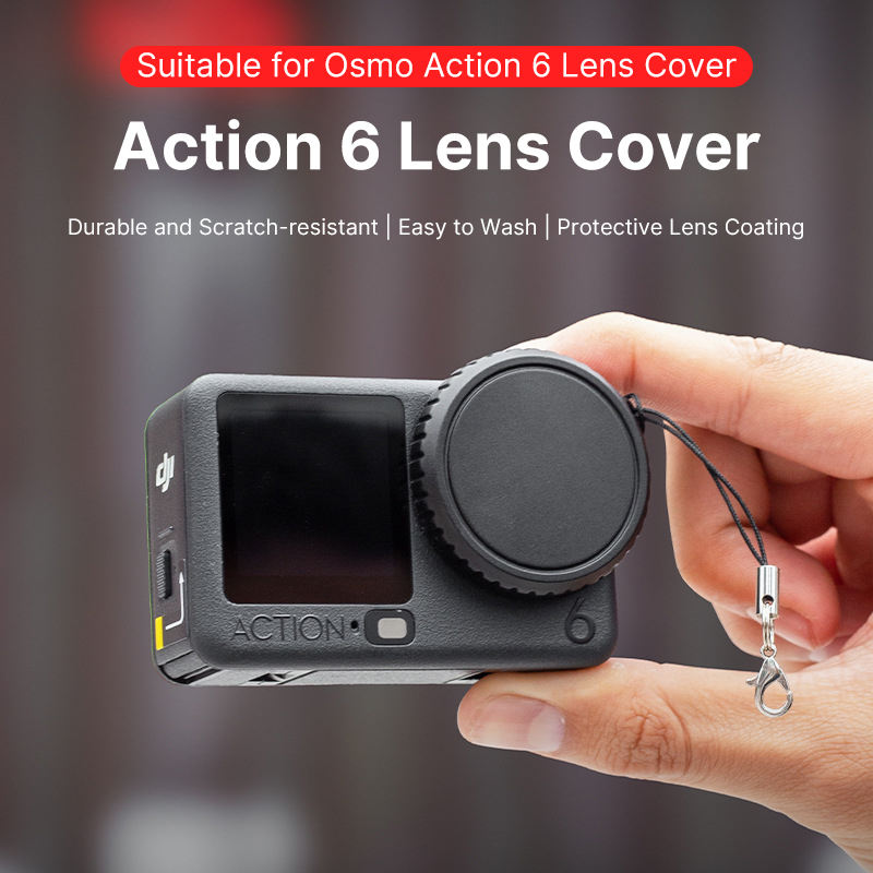 HONGDAK Factory Price Camera Lens Protective Cap Cover TPU Camera Lens Case Accessories for DJI Osmo Action 6