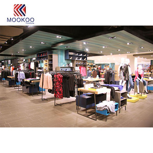 Decorazione del negozio alla moda con immagini di vestiti <span class=keywords><strong>eleganti</strong></span> espositori del centro commerciale delle donne - Product Image 3