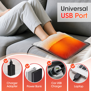 New Electric Heating Warm Foot Mat Electric Shoes <b>Cushion</b> Constant Temperature Foot Warmer Artifact for Home Office Activities - Product Image 5