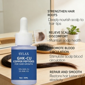 Suero <span class=keywords><strong>para</strong></span> el Crecimiento del Cabello con Péptidos <span class=keywords><strong>de</strong></span> Cobre GHK-Cu AHK-Cu, Tratamiento Anticaída del Cabello <span class=keywords><strong>para</strong></span> el Recrecimiento Capilar, 30 ml - Product Image 3