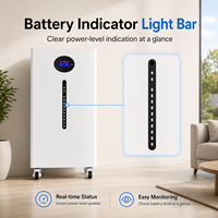 Batterie LiFePO4 51,2 V 314 Ah 16 kWh, système de stockage d'énergie domestique sur pied (ESS) avec décharge 200 A pour l'énergie solaire