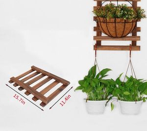 Maceta colgante <span class=keywords><strong>de</strong></span> pared interior personalizada con soporte <span class=keywords><strong>de</strong></span> <span class=keywords><strong>escalera</strong></span> <span class=keywords><strong>de</strong></span> <span class=keywords><strong>madera</strong></span> para sala <span class=keywords><strong>de</strong></span> estar, cocina, baño, armario, pantalla <span class=keywords><strong>de</strong></span> almacenamiento multiusos - Product Image 2