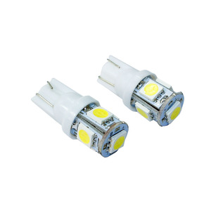 Ampoules LED T10 5050 5SMD 12V pour éclairage de plaque d'immatriculation de voiture, clignotants de moto - Product Image 1