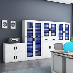 Chất lượng cao Tủ hồ sơ thép lưu trữ tủ kính hiển thị thép tủ có thể khóa Tủ hồ sơ cho văn phòng - Product Image 5