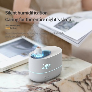 Humidificador Ultrasónico Portátil de 350 ml con Llama LED de Cohete, Aromaterapia, Luz de Color Cambiante, USB, para Aceites Esenciales - Product Image 3