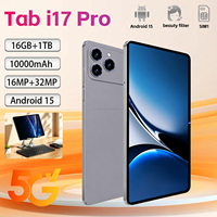 Tablet Educativa Profesional Tab I17 Pro, Pantalla HD de 10.1 Pulgadas, 16 GB + 1 TB de Memoria, Cámara HD, Versión Global, Tablet Android