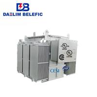 Électronique standard IEC immergée dans l'huile de haute qualité 180 KVA 200 KVA Prix du transformateur de puissance
