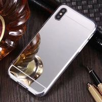 Étui de luxe en TPU+PC électroplaqué haute performance avec effet miroir pour 11/12/13/14/15/16/16 Pro Max - Nouveauté