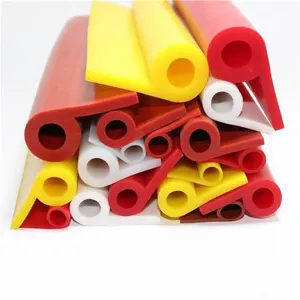 Water Blocking Strip Ageing Resistance Self-Adhesive Silicone Rubber Sealing Strip For Bathroom Custom Rubber Oven Door Seal