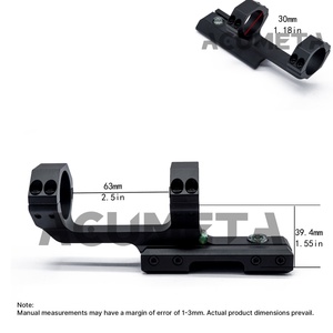 ขาตั้งกล้องเล็งอลูมิเนียมคุณภาพสูง ACUMETA สำหรับท่อขนาด 30 มม. ฐานติดตั้งขนาด 20 มม. ความสูงตรงกลาง 1.55 นิ้ว กันน้ำ พร้อมระดับน้ำแบบฟองอากาศ - Product Image 6