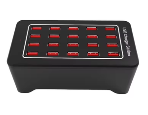 Stazione di ricarica USB intelligente a 20 porte da 20A 100W, <span class=keywords><strong>caricabatterie</strong></span> multi-batteria per ping pong, casa, ufficio, feste, hotel, ristoranti, viaggi - Product Image 5