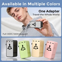 Worldplug 7 in 1 Super Fast Charge GaN 205W Adaptor Colokan Internasional Universal Pengisi Daya Perjalanan