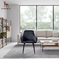 Luxuriöser Ergonomischer Sessel, Esszimmerstuhl mit Samtsitz, Tragbares Umweltfreundliches Design für Zuhause, Büro, Wohnmöbel und Hotelgebrauch