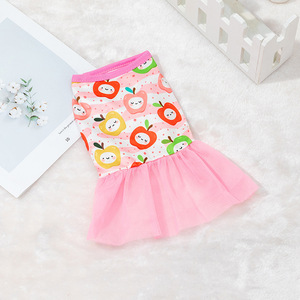 Lindo vestido de <span class=keywords><strong>perro</strong></span> para perros pequeños Chihuahua Pug ropa dulce princesa estilo gato princesa vestido de boda <span class=keywords><strong>perro</strong></span> falda con lazo - Product Image 1