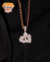 Pendentif Calligraphie Arabe Allah Sertie de Moissanite VVS en Argent S925, Style Bulle, Bijou Religieux Musulman Hip Hop Personnalisé