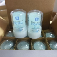 Déodorant minéral naturel écologique, cristal d'alun de potassium anti-transpirant, formule non parfumée, vente en gros directe usine