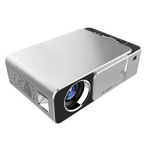 Projetor de led t6 hd 720p, multimídia portátil 4k hd 1080p, projetor de cinema para home theater