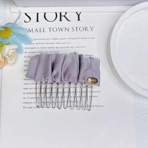 Peignes à cheveux en acétate d'écaille de tortue <span class=keywords><strong>pour</strong></span> femmes Peigne à cheveux à 10 dents <span class=keywords><strong>pour</strong></span> queue de cheval Clip de peigne latéral - Product Image 5