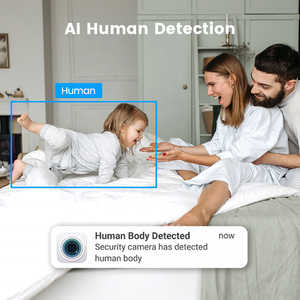 <span class=keywords><strong>Babyphone</strong></span> vidéo intelligent ICSEE 1080P sans fil avec audio, surveillance domestique, suivi automatique, détection humaine, connectivité Wifi - Product Image 5