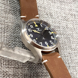 นาฬิกา Tandorio 39 มม. รุ่น <span class=keywords><strong>Pilot</strong></span> Fashion NH35 PT5000 ระบบจักรกล สำหรับผู้ชาย สไตล์วินเทจ กระจกแซฟไฟร์ นาฬิกาข้อมือนักบิน  200 เมตร - Product Image 5