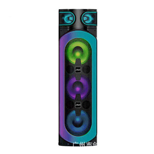 JBA MS-1223 Dual 12-Inch Bluetooth <b>Speaker</b> 3060W Outdoor Portable With Colorful Light For Desktop Lawn Karaoke - Product Image 1