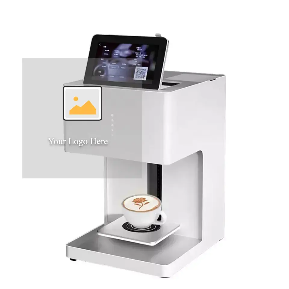 Evebot food grade high resolution and quick print inkjet printer coffee latte art printing machine for coffee milk beer cake