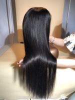 Perruque sans colle en dentelle HD complète, vente en gros, frontale en dentelle HD pour femmes noires, pré-décolorée et pré-épilée, fournisseur
