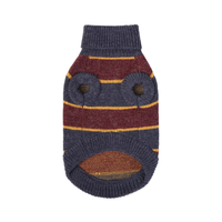 Tenues et accessoires de vêtements pour animaux de compagnie à blocs de couleur à rayures Vêtements d'hiver pour animaux de compagnie pour chats Vêtements pour chiens préférés des vendeurs