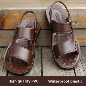 Sandali Estivi <span class=keywords><strong>da</strong></span> Uomo per Spiaggia, Casual <span class=keywords><strong>da</strong></span> Esterno, Bivalenti, <span class=keywords><strong>Antiscivolo</strong></span>, Traspiranti, Stile Vietnamita, con Suola Morbida e Resistente all'Usura - Product Image 3