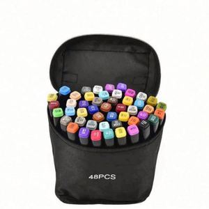 Marcadores de Arte de Doble Punta Usa Mairun Alcohol 80 Colores, No Borrables, para Niños y Adultos - Para Colorear, Dibujar y Esbozar - Product Image 1
